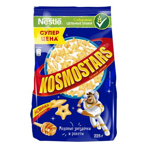 Готовые завтраки Nestle медовый пакет kosmostars 225 г в Самбери