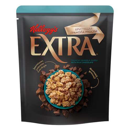 Гранола-мюсли хрустящая Kellogg's Extra с молочным шоколадом 300 г в Самбери