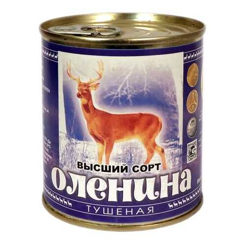 Консервы мясные ТМ Ямалик оленина тушеная в/с 290 г в Самбери