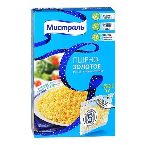 Пшено Мистраль Золотое 5пак*80г в Самбери