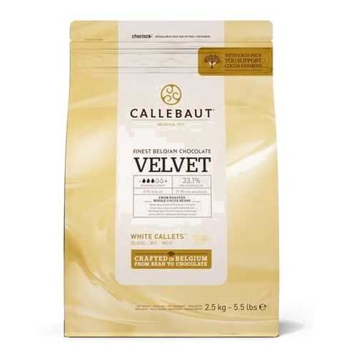 Шоколад белый Callebaut с пониженным содержанием сахара (W3-RT-U71) 2.5 кг в Самбери