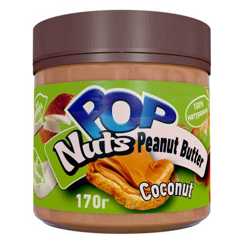 Арахисовая паста POP Nuts Peanut Butter Coconut,170 г в Самбери