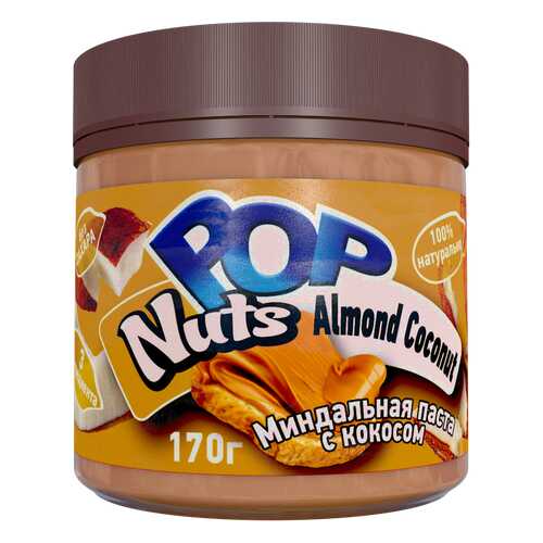 Миндальная паста POP Nuts Almond Coconut Миндальная паста с кокосом, 170г в Самбери