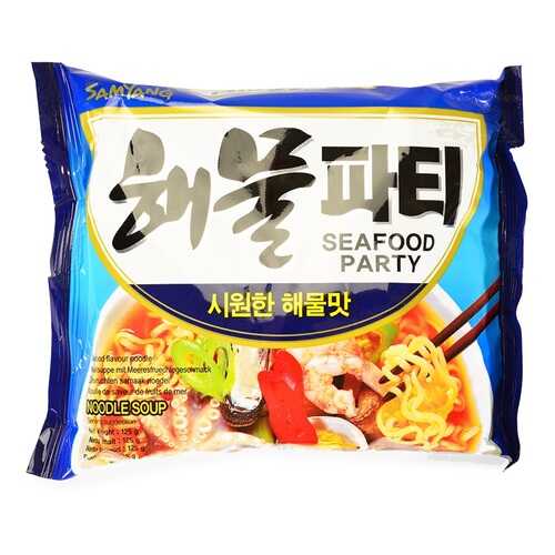 Лапша Samyang с морепродуктами, 125г, Южная Корея в Самбери