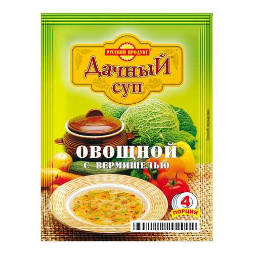 Суп дачный Русский Продукт овощной с вермишелью варочный 60 г в Самбери