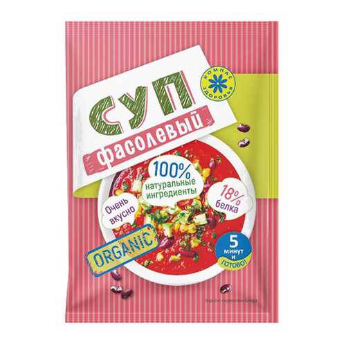 Суп-пюре Фасолевый Компас здоровья 30 г в Самбери