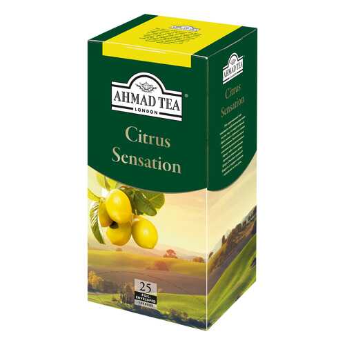 Чай черный Ahmad Tea citrus sensation с лимоном и лаймом 25 пакетиков в Самбери