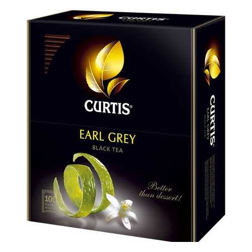 Чай черный Curtis earl grey 100 пакетиков в Самбери