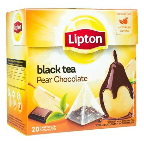 Чай черный Lipton pear chocolate 20 пакетиков в Самбери