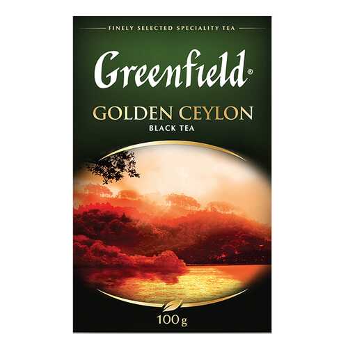 Чай черный листовой Greenfield Golden Ceylon 100 г в Самбери