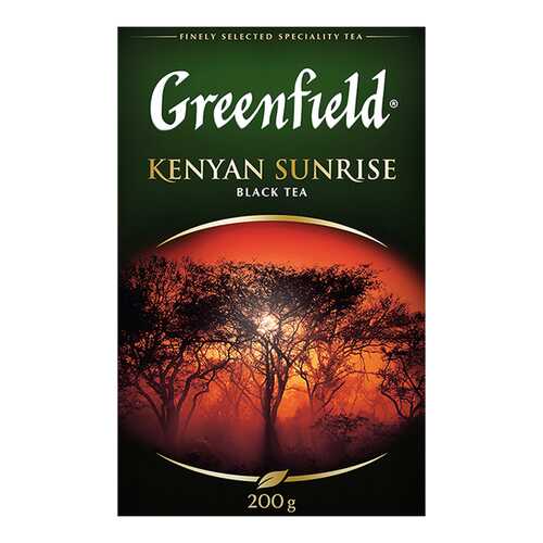 Чай черный листовой Greenfield Kenyan Sunrise 200 г в Самбери