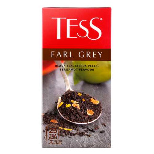 Чай черный Tess Earl Gray 25 пакетиков в Самбери