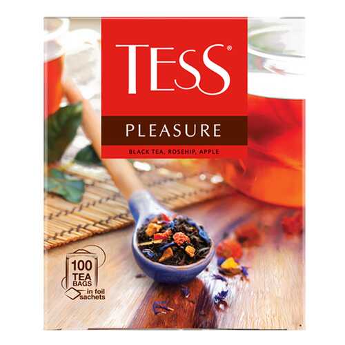 Чай черный Tess Pleasure 100 пакетиков в Самбери