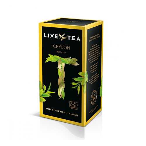 Чай Live Tea Ceylon черный 25 пакетиков в Самбери