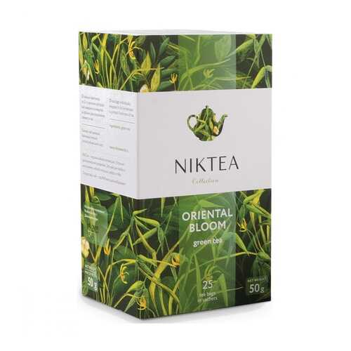 Чай Niktea Oriental Bloom зеленый 25 пакетиков в Самбери