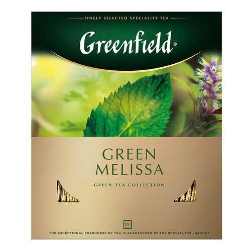 Чай зеленый Greenfield Green Melissa 100 пакетиков в Самбери