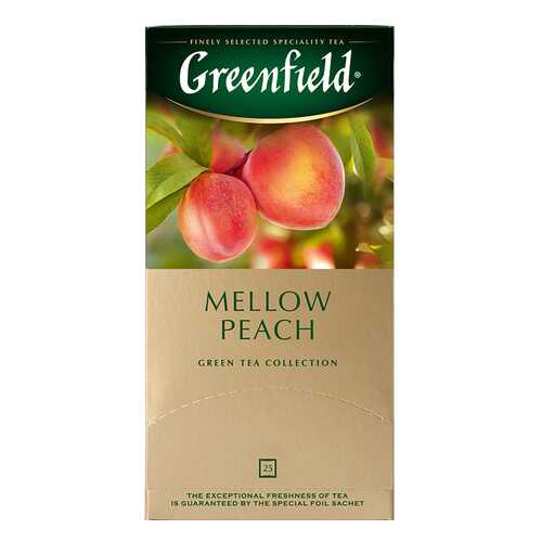 Чай зеленый Greenfield Peach Mellow 25 пакетиков в Самбери