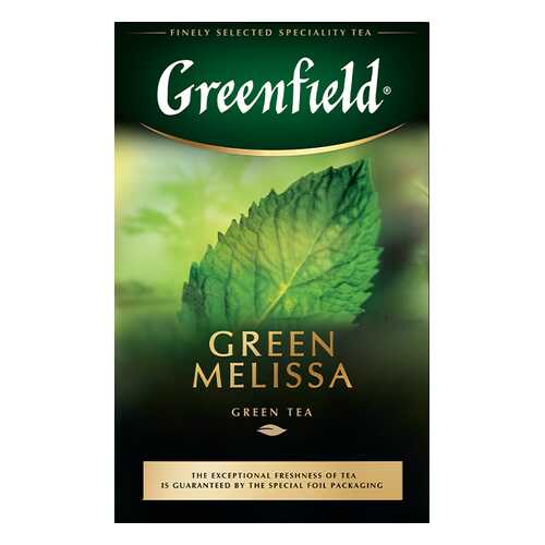 Чай зеленый листовой Greenfield Green Melissa 85 г в Самбери