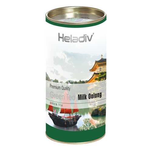 Чай зеленый листовой Heladiv milk ooling молочный улун в тубе 100 г в Самбери