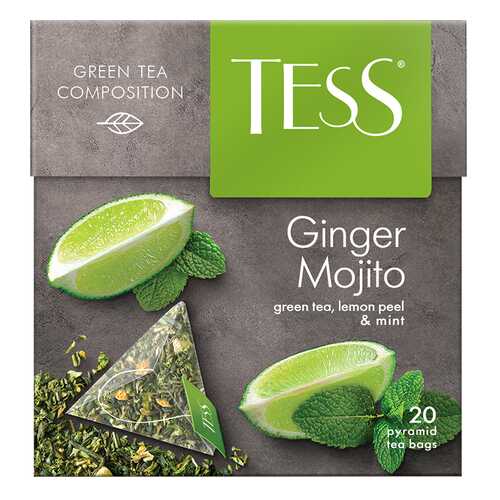 Чай зеленый в пирамидках Tess Ginger Mojito 20 пакетиков в Самбери