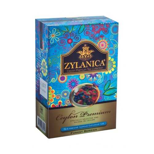 Чай Zylanica Ceylon Premium Forest Berries черный байховый с лесными ягодами 100 г в Самбери