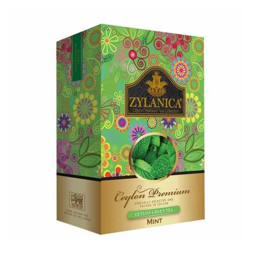 Чай Zylanica Ceylon Premium зеленый листовой с мятой 100 г в Самбери