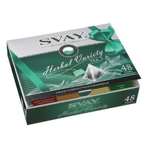 Подарочный набор Svay herbal variety 8 видов травянного чая 48 пакетиков в Самбери