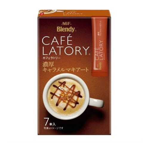 Кофе AGF Cafe Latory карамель-маккиато в стиках 7*11 г в Самбери