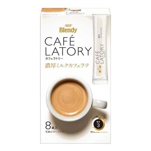 Кофе AGF Cafe Latory растворимый с молоком латте в стиках 8*10 г в Самбери