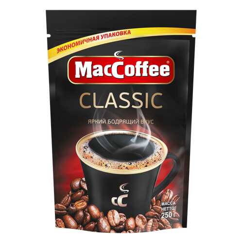 Кофе натуральный растворимый гранулированный ClASSIC т.з. MacCoffee, д/пак 250г*12 в Самбери