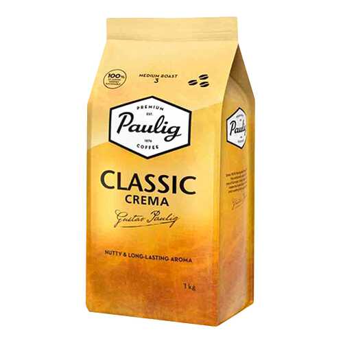 Кофе Paulig Classic Crema в зернах 1 кг в Самбери