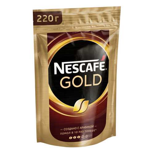 Кофе растворимый Nescafe gold пакет 220 г в Самбери