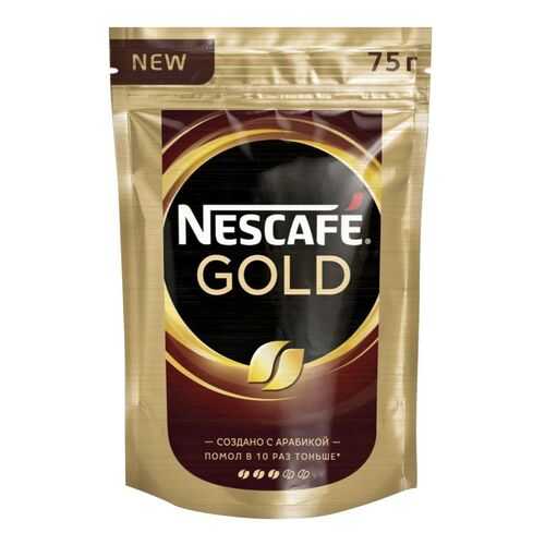 Кофе растворимый Nescafe gold пакет 75 г в Самбери