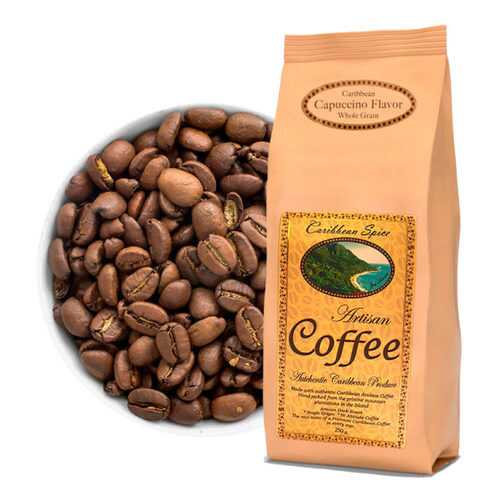 Кофе в зернах Caribbean Spice Artisan Kosher Coffee Cappucino Grain капучино 250 г в Самбери