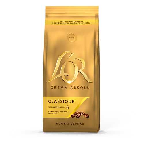 Кофе в зернах L'OR crema absolu classique 230 г в Самбери