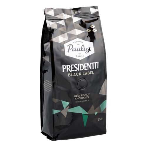 Кофе в зернах Paulig presidentti black label 250 г в Самбери