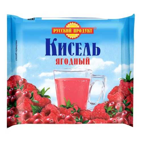 Кисель быстрого приготовления ягодный Русский Продукт брикет 220 г в Самбери