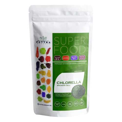 Хлорелла Pattra Organic Broken Сell порошок 50 г в Самбери