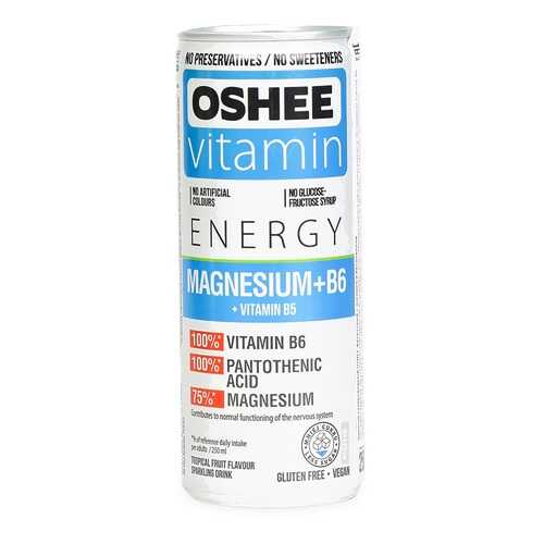 Напиток газированный фруктовый Oshee Magnesium+В6 0.25мл ж/б Польша в Самбери