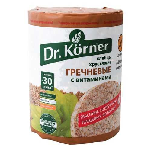 Хлебцы хрустящие Dr.Kоrner гречневые с витаминами 100 г в Самбери