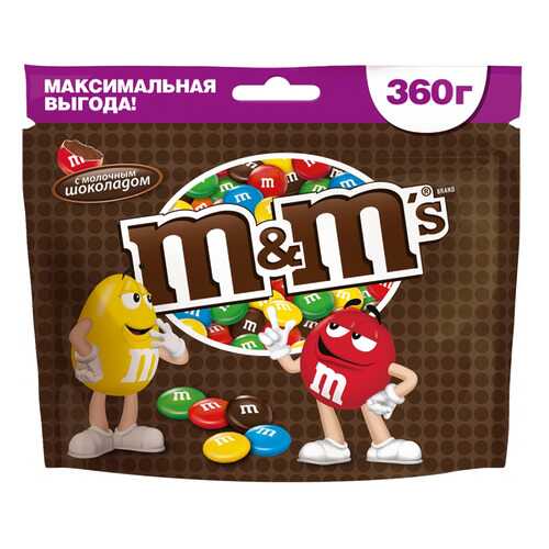 Драже M&M's с молочным шоколадом 360 г в Самбери