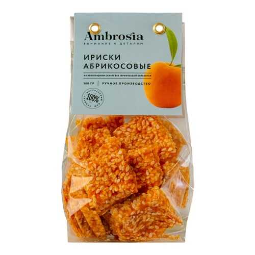 Ириски Ambrosia Абрикосовые 100г Россия в Самбери