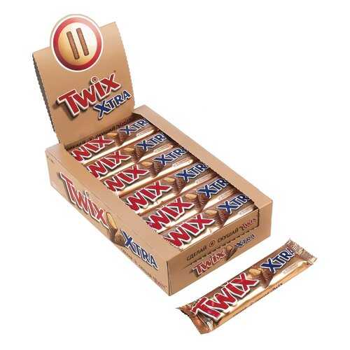 Батончик Twix xtra шоколадный 82 г 24 штуки в Самбери