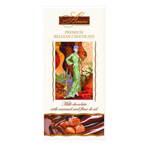 Шоколад Ameri Milk Chocolate with Caramel and Fleur de Sel 31% Cocoa 100 г в Самбери