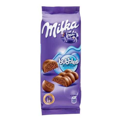 Шоколад молочный пористый Milka bubbles 80 г в Самбери