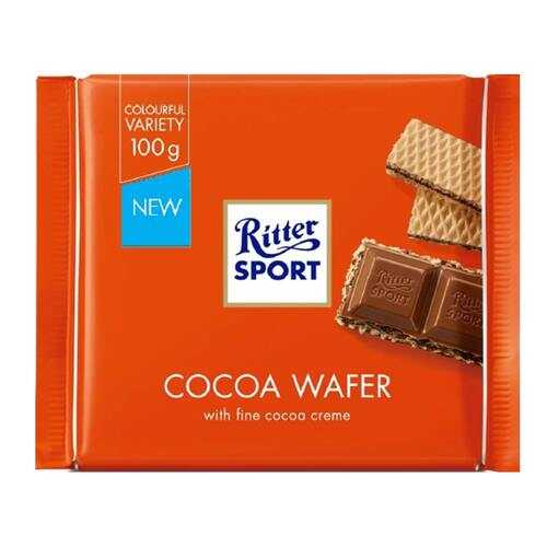 Шоколад Ritter Sport Молочный с начинкой какао и вафли 100г в Самбери