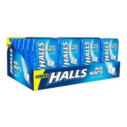 HALLS Mini Mints конфеты без сахара со вкусом мяты 12,5г по 24 шт в Самбери