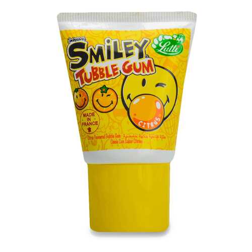 Жевательная резинка Lutti Tubble Gum Smiley (Citruc) 35г Франция в Самбери