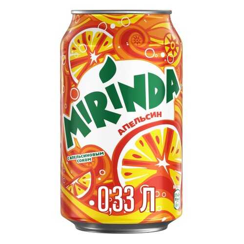 Напиток Mirinda апельсин жестяная банка 0.33 л в Самбери