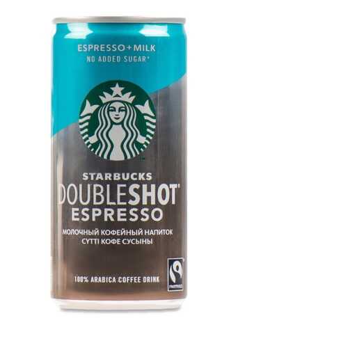 Напиток молочный кофейный Starbucks стерилизованный без сахара Doubleshot Espresso 200 мл в Самбери